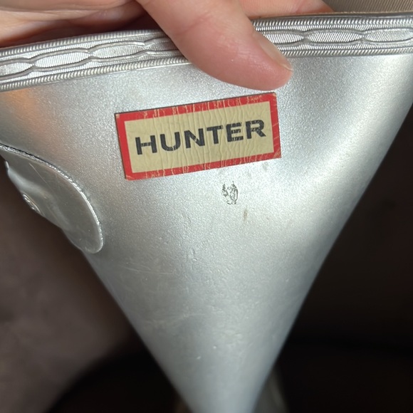 Metallic Hunter rain boots - Picture 3 of 3